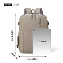 Wizz Air Ryanair 機艙背包 40x20x30cm - 14 吋筆電隔層、防盜旅行背包附密碼鎖、充電孔、鞋子收納，適合短途旅行、機艙隨身包、輕巧旅行裝備 - 彩色 - 查看 4
