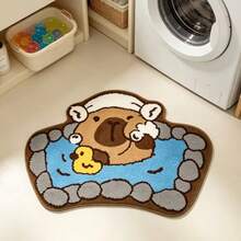 1pc Capybara Bath Mat, Bathroom Mat, Bathroom Rug, Door Mat, Small Rug, Carpet, Floor Mat, Home Decor, Area Rug, Outdoor Mat, Home Decor, Area Carpet, Bedroom Rug, Washable Carpet - Multicolor 4 - View 7