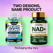 BBL Gummies For Butt, NAD+Gummies, And Weight Gainer For Women Are Herbal-Blend Gummy Candies That Promote Chest And Hip Enhancement, Suitable For Women'S Daily Fitness Figure-Shaping Needs, With 60pcs Per Pack.Packaging May Vary - NAD(Hot Sale 5 Pcs) - 查看 8