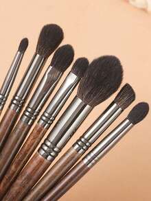 7pcs Makeup Brush T Goat HairMakeup Brush - Brown - View 4