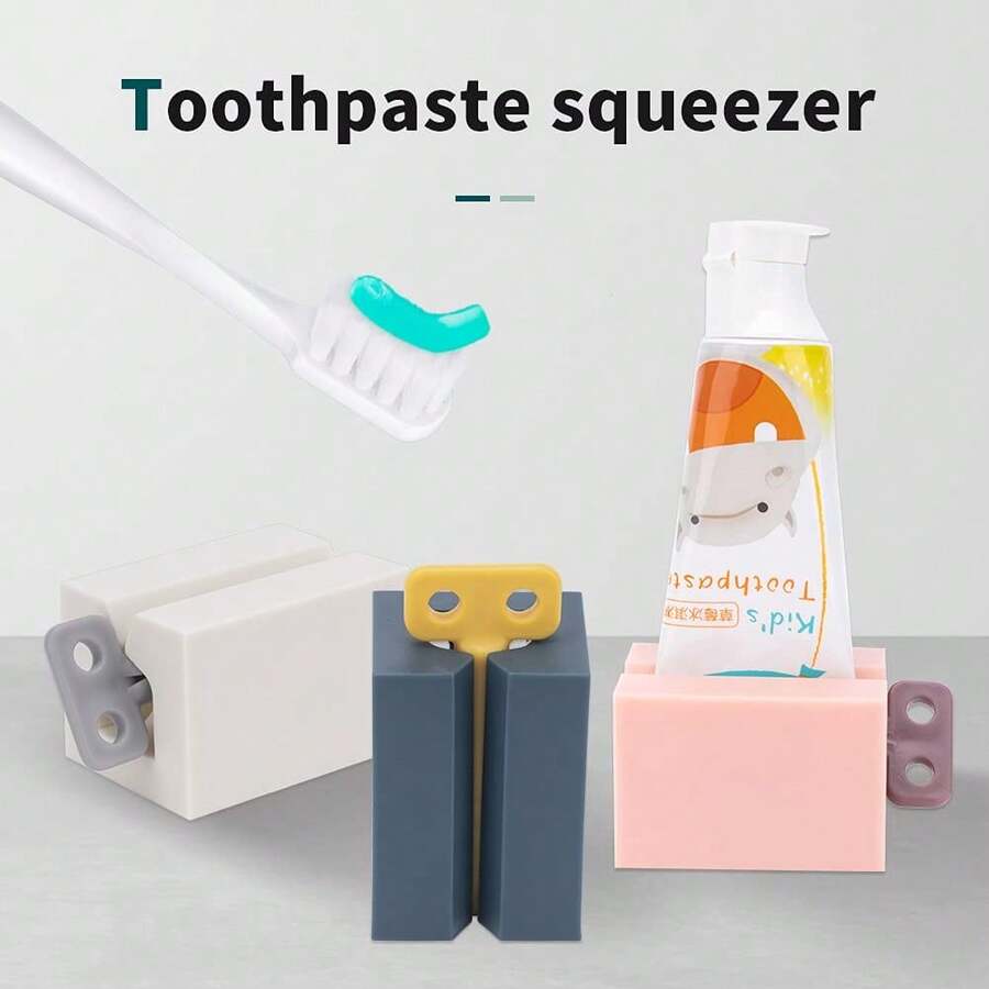 1PC, Slouchy Toothpaste Squeezer, Manual Toothpaste Squeezer, Facial Cleanser Dispenser, Toothpaste Squeezer Clip, Bathroom, Bathroom Accessories, Bathroom Gadgets