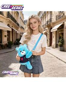 Tas Bahu Plush Care Bears Kapasitas Besar Tas Selempang Modis Serbaguna Lembut Ramah Kulit Nyaman Dibawa di Bahu – Cocok Untuk Kerja, Sekolah, Perjalanan, Belanja, dan Penyimpanan, Desain Kartun Tahan Lama, Cocok Untuk Musim Kembali ke Sekolah dan Perjalanan Sehari-hari - MultiWarna - View 11