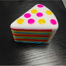 1 pieza Juguete de estrés suave y esponjoso con rebote lento, estilo y color aleatorios - Multicolor - Ver 1