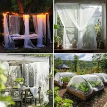 Mosquito Net For Outdoor Balcony Plants, Insect Net For Garden And Orchard, Outdoor Insect Protection Net, Mosquito And Fly Isolation Net For Flower Gardening. - Burgundy - View 3