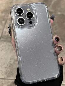 高品質蘋果透明厚亮片 2.0mm 高透明亮面矽膠極簡可愛全包防震手機殼，適用 18promax/15/15promax/15pro/15plus/11/12/13/14/16/17promax/Xs/Xr/11pro/11promax/12pro/12promax/13pro/13promax/7plus/14pro/14promax/14plus/16pro/16plus/17air/17pro/7plus/8plus/8/Se2 - 白色 - 查看 3