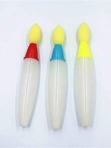 3 Packs Outdoor Chalk Sponge Brush, Thick Sponge Chalk Application Tool, Strong Water Absorption And Uniform Coloring, Suitable For Outdoor Graffiti, Washable Drawing Tool For Children And Adults (Excluding Powder) - A - View 12
