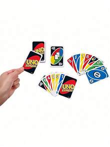 Mattel 1Set UNO Officially Licensed Board Games UNO Card Classic Colour & Number Matching Card Transformers Card Fun Game For Family And Friends 112 Cards Customizable & Erasable Wild Special Action Cards Family Birthday Party Christmas Festivals Gift - Multicolor - View 4