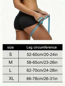 1 Pair Women's Outdoor Sports Leg Sleeves, High Elastic Silicone Anti-Friction Thigh Guards, Non-Slip Thigh Bands, No Slipping, Suitable For Daily Work, Running, Basketball, Yoga And Other Sports - Multicolor - View 9