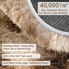 Sour Lemon Large Size Fluffy Rugs, Non-Slip Soft Shaggy Floor Carpet Mats & Rugs For Room Decor, Washable Nonslip Modern Area Rug, Modernstyle Antislip Decorative Carpets For Home Livingroom Bedroom Nursery, Big Rug, Large Rug, Home Decor - Tie-dye Coffee - View 5