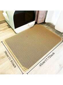 Honeycomb Double-Layer Cat Litter Mat, Waterproof, Non-Slip And Easy To Clean, Effectively Controls Cat Litter Tracking - Multicolor - View 15
