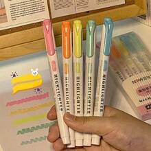 15支/組雙頭螢光螢光筆，學校用品、辦公用品、重點標記筆、聖經、DIY繪畫標記筆、馬克筆 - 套裝 - 查看 7