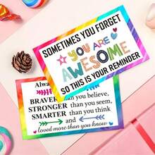 100pcs Inspirational Encouragement Cards, Mini Thank You Notes For Healthcare Professionals, Doctors, Nurses, Volunteers, Staff - View 6