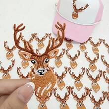 R DIY Decoration, Suitable For Decorating Jeans, Jackets, Backpacks, And Trucker Hats. High-Quality Animal Designs, Stylish Holiday Party Accessories. - White - View 4