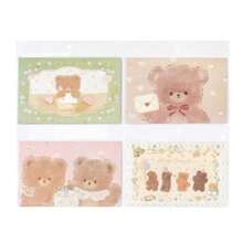 Bear Gold Foil Letter Set | Comes With Envelopes, Perfect For Gifts, Cute And Premium Student Birthday Gift Confession Envelope, High-Quality Letter + Envelope Set - one-size - View 7