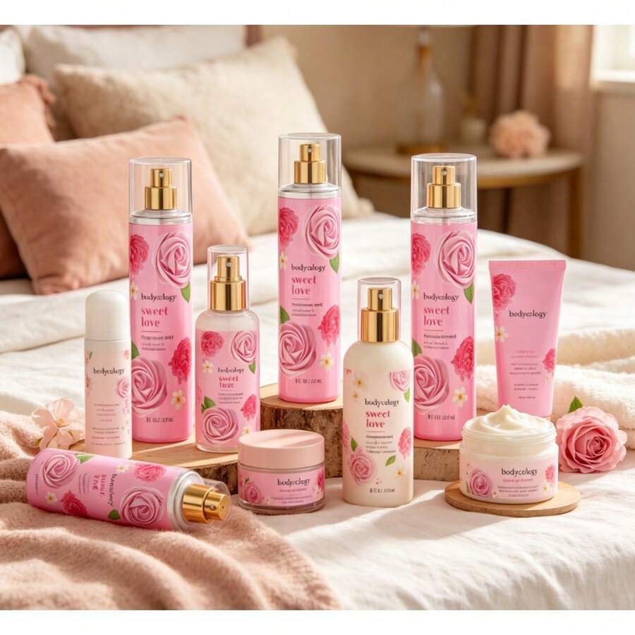 Bodycology Sweet Love Fragrance Body Mist 8 Oz, Sweet Floral Scent With Whipped Cream & Vanilla Notes, Long-Lasting Feminine Spray, Paraben-Free, Cruelty-Free - 1 - 查看 1