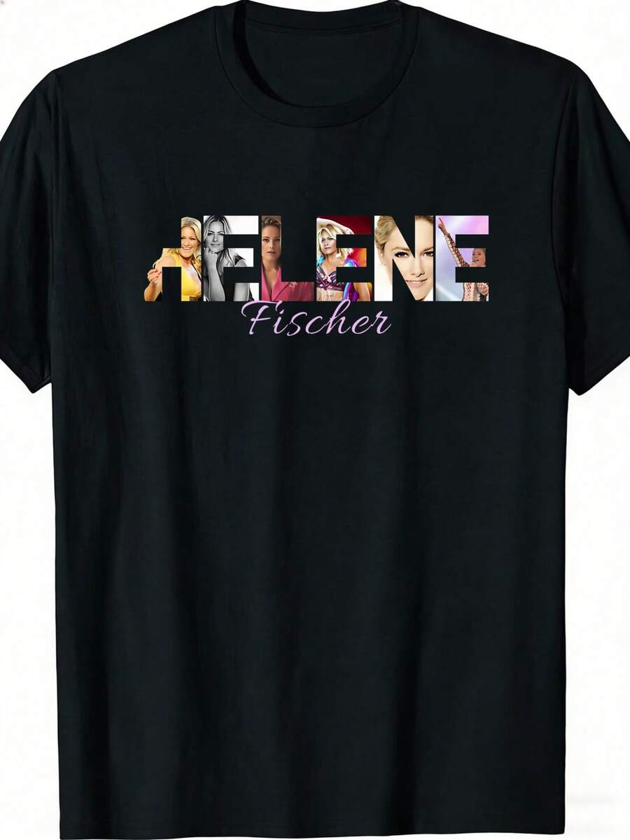 Harajuku Anime T-shirt för män – Kortärmad t-shirt med rund hals i streetwear-stil med estetiskt tryck, maskintvättbar vardagstopp för alla årstider, även lämplig för Harajuku-modet. - Svart - Visa 1