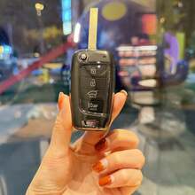 1個汽車鑰匙遙控器保護套，TPU材質，適用於現代 Tucson Sonata Elantra I40 Celesta I35 車型 - A - 查看 4