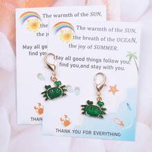 5pcs/10pcs Crab And Coconut Tree Party Keychain Set, Pocket Hug Token, Pocket Hug Gift Bag. Used For Car Keys, Backpacks, Phones And Other Small Accessories. Suitable For Travel Souvenirs, Beach, Pool Parties, Summer Outdoor, Commemorative Gifts, Birthday Parties, Friendship Gifts And More. Give To Your Friends, Family And Partners. - Multicolor - View 6