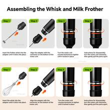 Lalayuan 5-In-1 Kitchen Immersion Hand Blender, 400W Hand Mixer, 2 Speed Electric Handheld Mixer With Stainless Steel Blade, Multi-Purpose Portable Mixer For Soup Sauces Puree Juice Smoothies Minced Meat Ice Crushing Puree, Birthday Gift - US A Type Plug(110-127V) - View 4