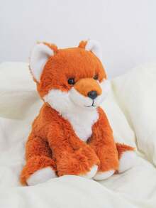 1 pièce Peluche renard rouge mignon assis de 20 cm/7,87 pouces, animal en peluche ultra doux et moelleux, adorable renard câlin, cadeau idéal pour anniversaire, Noël, Saint-Valentin, décoration charmante pour maison, canapé, chambre d'enfant pour enfants et adultes - Rouge orangé - Voir 8