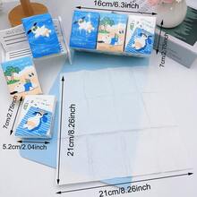 9包/條小甜狗迷你手帕紙巾，白色原生木漿手帕紙巾，適用於日常清潔 - A - 查看 6