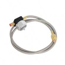 1m Long Outdoor Grill Connector And Hose - Stainless Steel Material - A - View 3