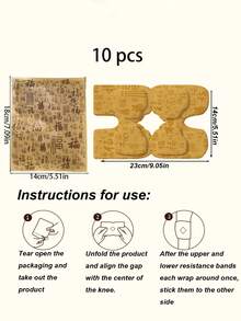 1pc/6pcs/10pcs/20pcs Knee Warm Patches, Body Heating Pads, 6+ Hours Of Warmth, Easy To Use, Contains Heating Material, Suitable For Winter, Autumn, Travel, Camping, Home, Outdoor Activities, Office, School, Etc., Holiday Gift For Family, Elderly, Friends - Knee Brace - View 13