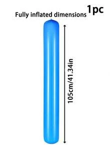 1 pieza Palo inflable multicolor premium, reutilizable. Versátil como flotador de agua y ayuda profesional para entrenamiento de natación. Ideal para piscinas de vadeo, piscinas inflables, piscinas de natación regulares y fiestas en la playa. Solo para uso de adultos. Un imprescindible para las vacaciones. - Varios estilos - Ver 16