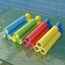 1pc 20.5cm Multicolor EVA Foam Pull-Push Water Blaster, Portable Handheld Water Shooter For Pool Beach Outdoor Water Activity - Multicolor Random - View 3