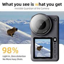 [8-In-1]Multi-Function Set, Compatible With DJI Osmo Action 6/Action 5Pro Camera - 6 Anti-Scratch Glass Screen Protectors For Lens, Front And Rear Screens + 2 Lens Covers, 9H Scratch-Resistant, High-Definition Transparent, Suitable For Surfing, Skiing, Cycling And Other Sports. - View 11
