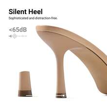 Women Pointed Peep Toe High Heel Sandals Fashion Stiletto Slip On Summer Sandals For Travel Party Prom Wearing - 杏色 - 查看 8