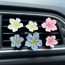 2pcs/4pcs/6pcs Set Sakura Car Air Fresheners Clips, Decorative Fragrance Clips For Car AC Vent - Multicolor - View 20