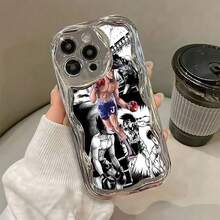 Tema de boxeo rojo y azul de Joe Yabukifunda de teléfono Fundas compatibles con ,Apple,VIVO,OPPO,,, y Honor.Fabricadas en silicona TPU,ofrecen protección contra golpes y caídas. - Plateado - Ver 2