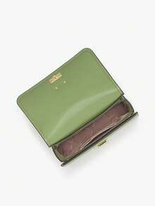 Michael Kors MK Delancey 女款小手提包，翻蓋肩背包，附頂部手把與 LOGO 圖案斜背包 - 淺綠色 - 查看 5