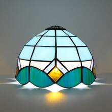 1pc Colorful Glass Lampshade, Top Diameter 1cm, Bottom Diameter 20cm, For Table Lamp, Pendant Light, Wall Lamp, Ceiling Light Replacement - Gaya 31 - View 7