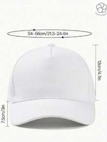 G59 Skull Graphic Baseball Cap Unisex Cotton Sport Hat Adjustable Lightweight Trucker Cap For Casual Vacation Street Style - 白色 - 查看 4