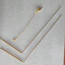 Dual-Color Dowsing Rod Set, Pure Metal Dowsing Rods, Paranormal Detection Rods, Intuition Detection Rods - For Tools/Water/Treasure Tools/Buried Objects, No Charging Required - Two-color Dowsing Ruler + - View 8