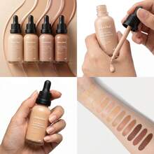 danche Self-Adapting Color Changing Foundation, Lightweight Breathable Texture No Caking Or Patchy Finish, Natural Velvet Matte Skin-Like Effect, Buildable Coverage Conceals Skin Imperfections, Stable Long Wear Makeup No Oxidation - Multicolor - View 11