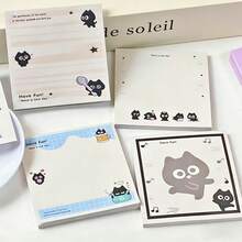 Black Cat Self-Adhesive Sticky Notes - Available In 1 Or 4 Packs, Perfect For Journaling, Planning And Organizing - Highly Appealing To Gothic Style Enthusiasts And Journaling Lovers - one-size - View 8