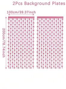 2 pièces Rideau de pluie à nœud rose brillant, rideau de franges pour décoration d'anniversaire, rideau mural de franges pour mariage, décoration de fond pour enterrement de vie de jeune fille, décoration murale pour baby shower, fond pour fête de révélation du , fond photo pour fête, décoration pour cérémonie d'anniversaire, fond pour spectacle sur scène, fournitures de fête rose, décoration de jardin, décoration d'intérieur, décoration de chambre, cadeau d'anniversaire, décoration de fête de plage hawaïenne, cadeau d'été - arc rose - Voir 11