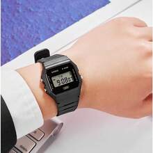 Casio F91W Square Digital Watch, Macaron Resin Wristwatch, Waterproof Student Watch, Vintage Affordable Casual Watch, Luminous Alarm Sports Watch - one-size - View 6