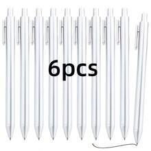6 pièces/Set Stylos à bille de luxe Or/Or rose/Argent, grande capacité, rétractables, encre noire, pointe moyenne (1.0mm), stylos à écriture fluide, convenant pour les mariages, les cadeaux de fête, le bureau d'entreprise, l'école des enseignants, l'agenda et les cadeaux - Ensembles - Voir 11