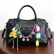 QTMY - Llavero con dije para bolsa de Bogg, accesorios, cartera, mochila Handbang, 238, Rosado, Talla única - como en la imagen - Ver 6