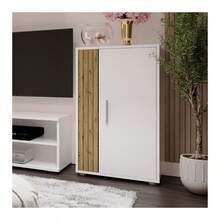 Miroytengo Television Stands & Entertainment Centers - White - Light Wood - View 7
