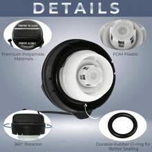 fuel tank cap replacement tether cable compatible with multiple models durable gas cap strap for automotive repair - A - Ver 3