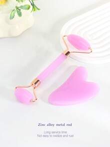 1pc/3pcs/Set Facial Beauty Massage Ice Tool Set For Women, Purple Silicone Face Ice Massager With Scraper And Roller, Designed For Eye, Neck And Face Massage, Contouring, Lifting Skincare Effects And Enhancing Skin Radiance - Purple - View 3