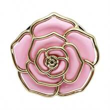 1pc Rose Flower Purse Hanger, Portable Table Edge Bag Hook, No Glue Stable Gravity Hook, Decorative Handbag Holder For Office, Restaurant, Travel And Daily Use - Roses - View 14