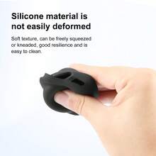 PULUZ Silicone Lens Protective Cover For Insta360 X4 / X4 Air / X5 Panoramic Camera (Color: Black) - View 4