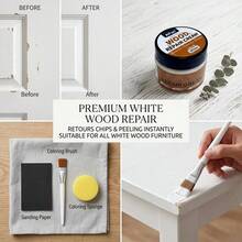 Diseñado específicamente para el refinado y recoloración de muebles. Combina funciones de relleno de arañazos y emparejamiento de color, convirtiéndolo en una pasta multifuncional todo en uno para la reparación de muebles y el emparejamiento de color. - C - Ver 4