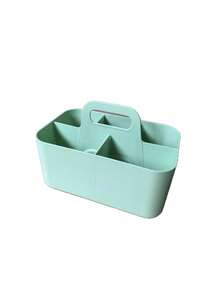 Plastic Storage Box With Handle, Office Plastic Storage Box, Portable Plastic Storage Box, Suitable For Cleaning Supplies, Bathroom Supplies, Cosmetics, Art Supplies, Crafts, Stationery, Classroom And Office Organization, Handheld Storage Box - Multicolor - View 17